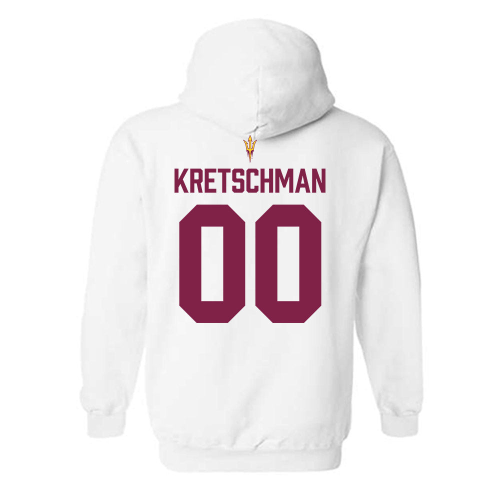 Arizona State - NCAA Beach Volleyball : Ava Kretschman - Hooded Sweatshirt-7