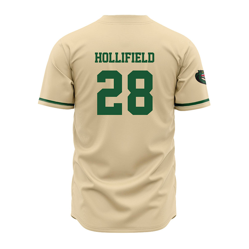 UAB - NCAA Baseball : Nick Hollifield - Cream Jersey-1