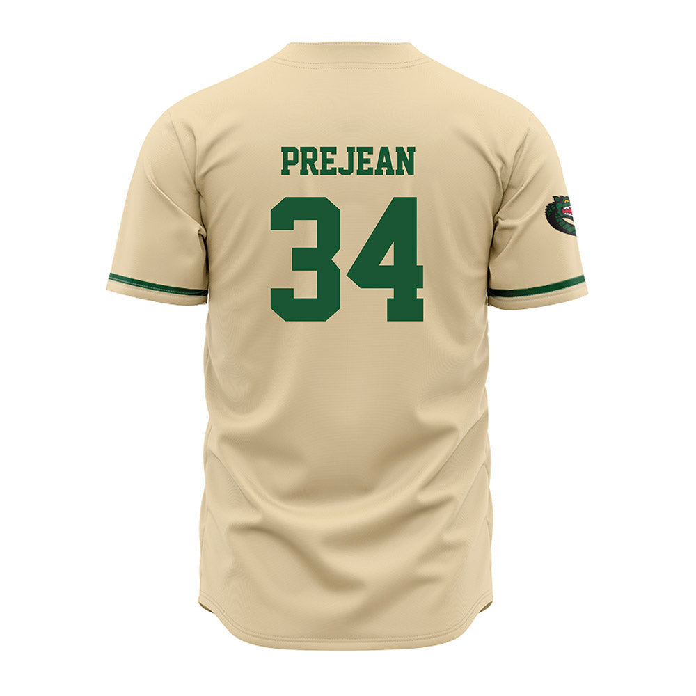 UAB - NCAA Baseball : Andrew Prejean - Cream Jersey-1