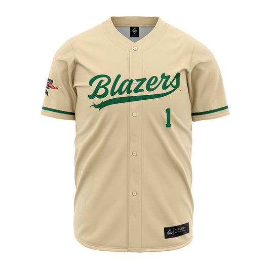 UAB - NCAA Baseball : Kevin Hall Jr. - Cream Jersey-0