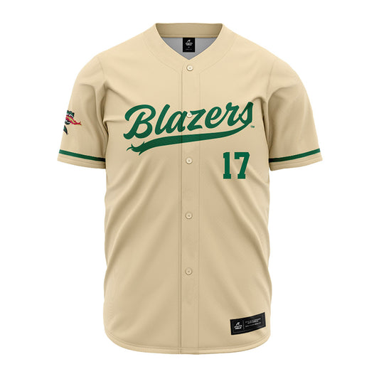 UAB - NCAA Baseball : Alex Dupuy - Cream Jersey-0