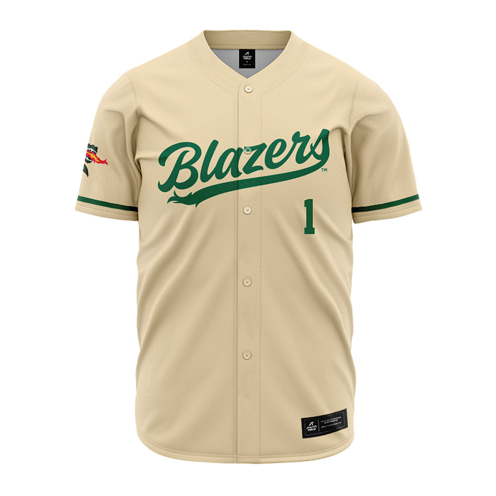 UAB - NCAA Baseball : Kevin Hall Jr. - Cream Jersey-0