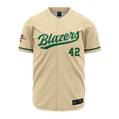 UAB - NCAA Baseball : Blake King - Cream Jersey-0