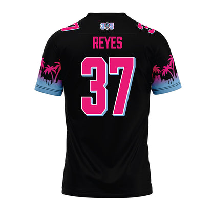 FIU - NCAA Football : kelvin reyes - Vice Black Premium Football Jersey-1