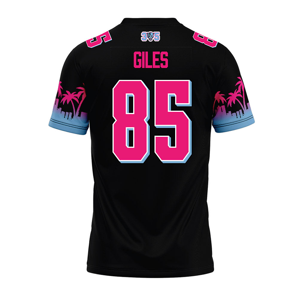 FIU - NCAA Football : Donovan Giles - Vice Black Premium Football Jersey-1