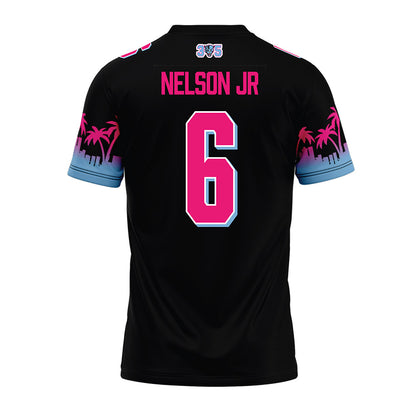 FIU - NCAA Football : Eric Nelson Jr - Vice Black Premium Football Jersey-1