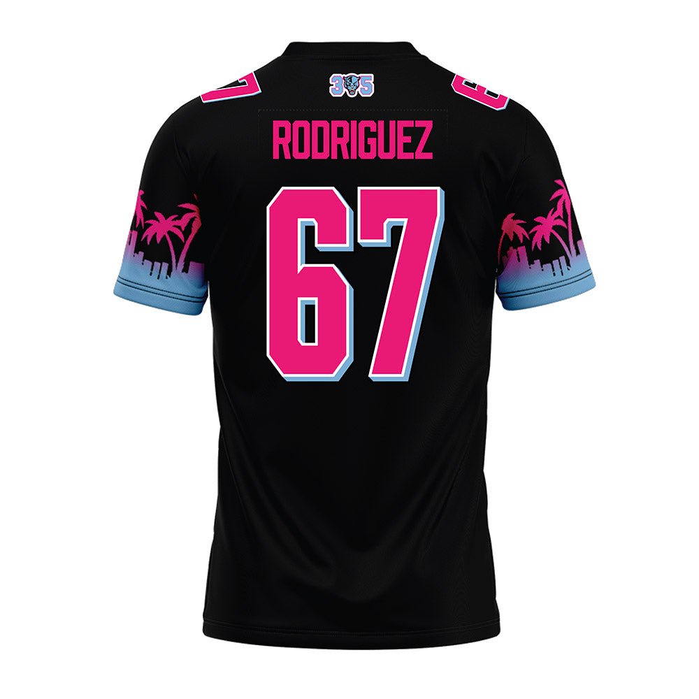 FIU - NCAA Football : Jonathan Rodriguez - Vice Black Premium Football Jersey-1