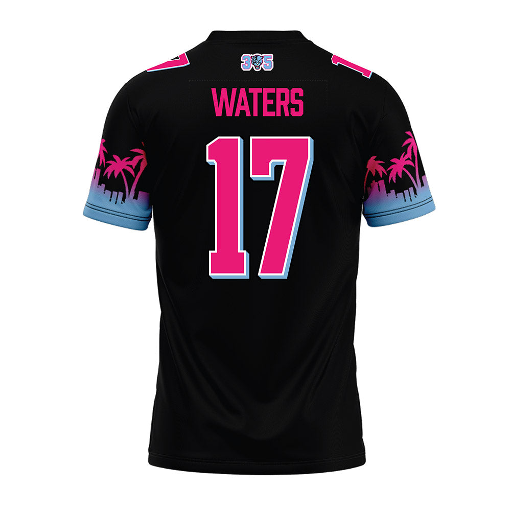 FIU - NCAA Football : Zachary Waters - Vice Black Premium Football Jersey-1