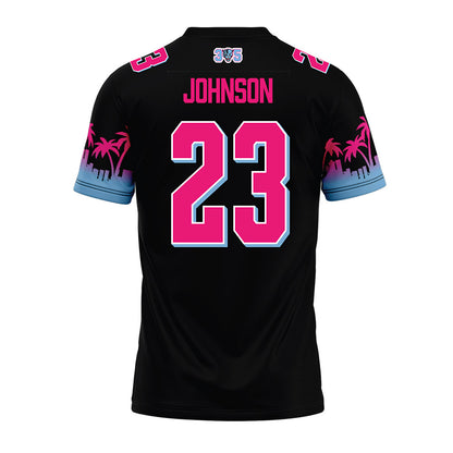 FIU - NCAA Football : Jakari Johnson - Vice Black Premium Football Jersey-1