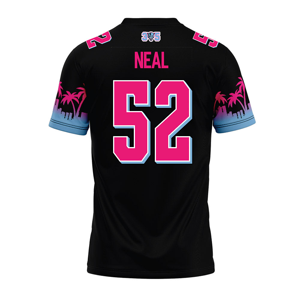 FIU - NCAA Football : Akeem Neal - Vice Black Premium Football Jersey-1