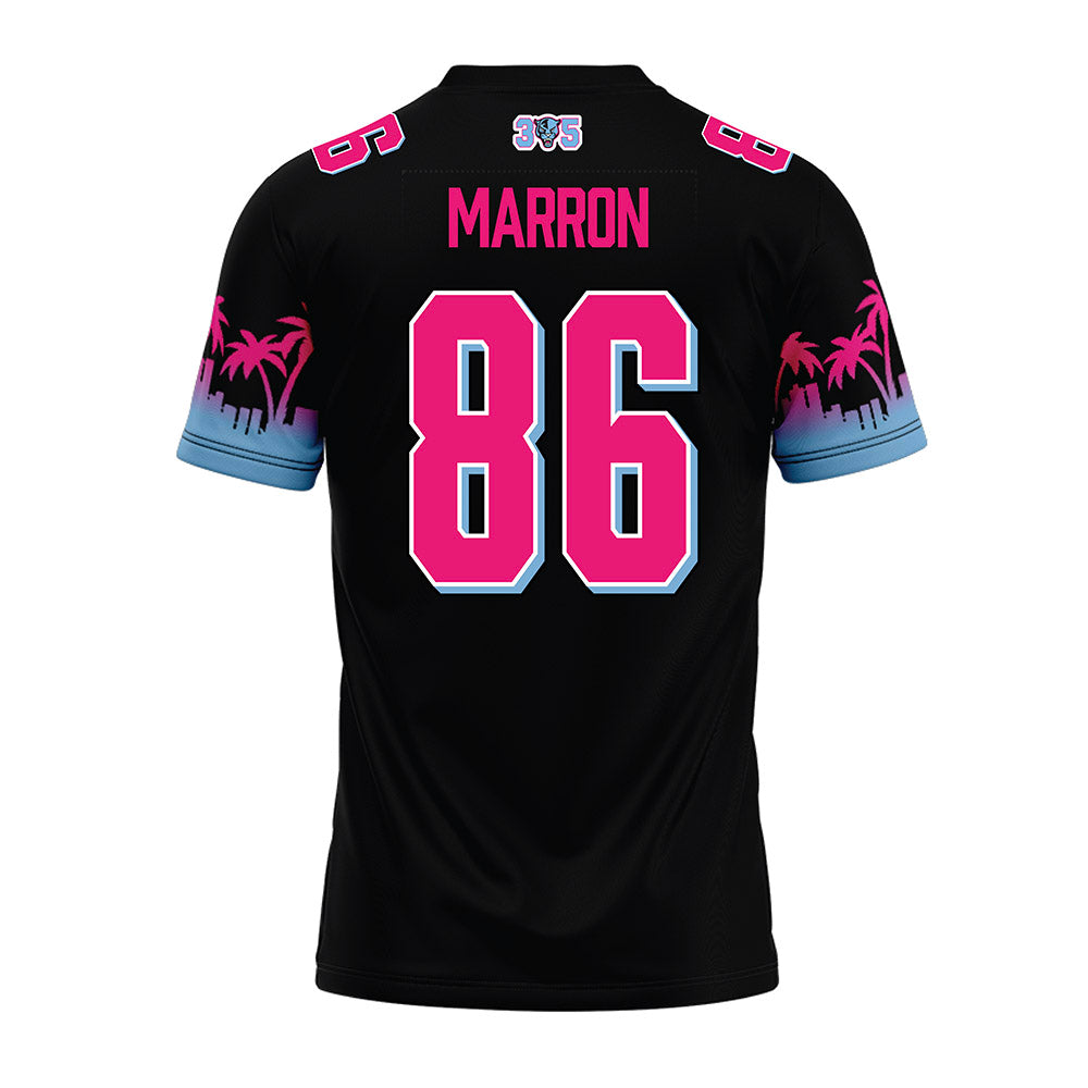FIU - NCAA Football : Rodrigo Marron - Vice Black Premium Football Jersey-1