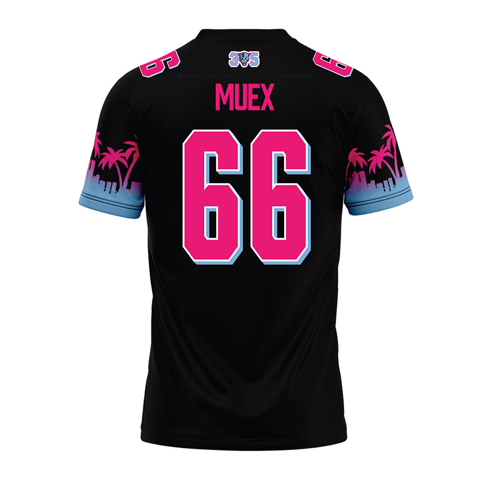 FIU - NCAA Football : Takaylen Muex - Vice Black Premium Football Jersey-1