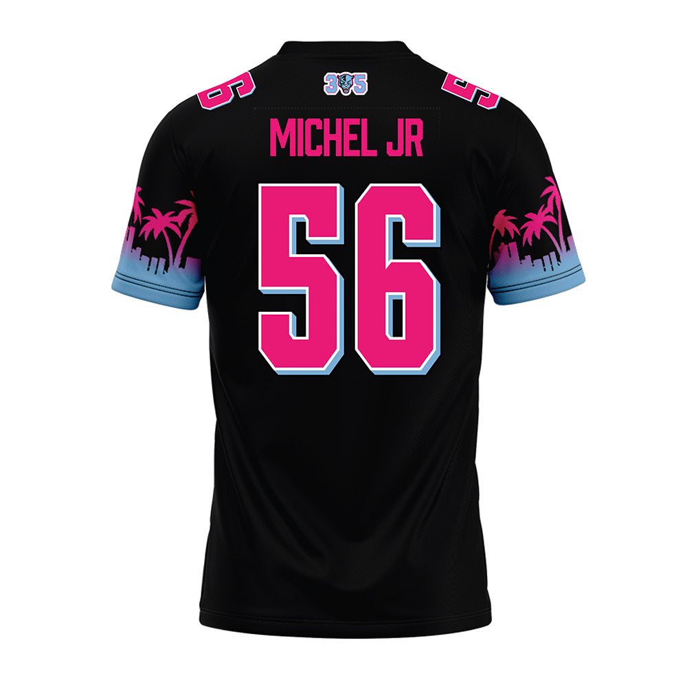 FIU - NCAA Football : Marc Michel Jr - Vice Black Premium Football Jersey-1