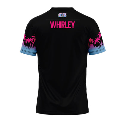 FIU - NCAA Football : Trey Whirley - Vice Black Premium Football Jersey-1