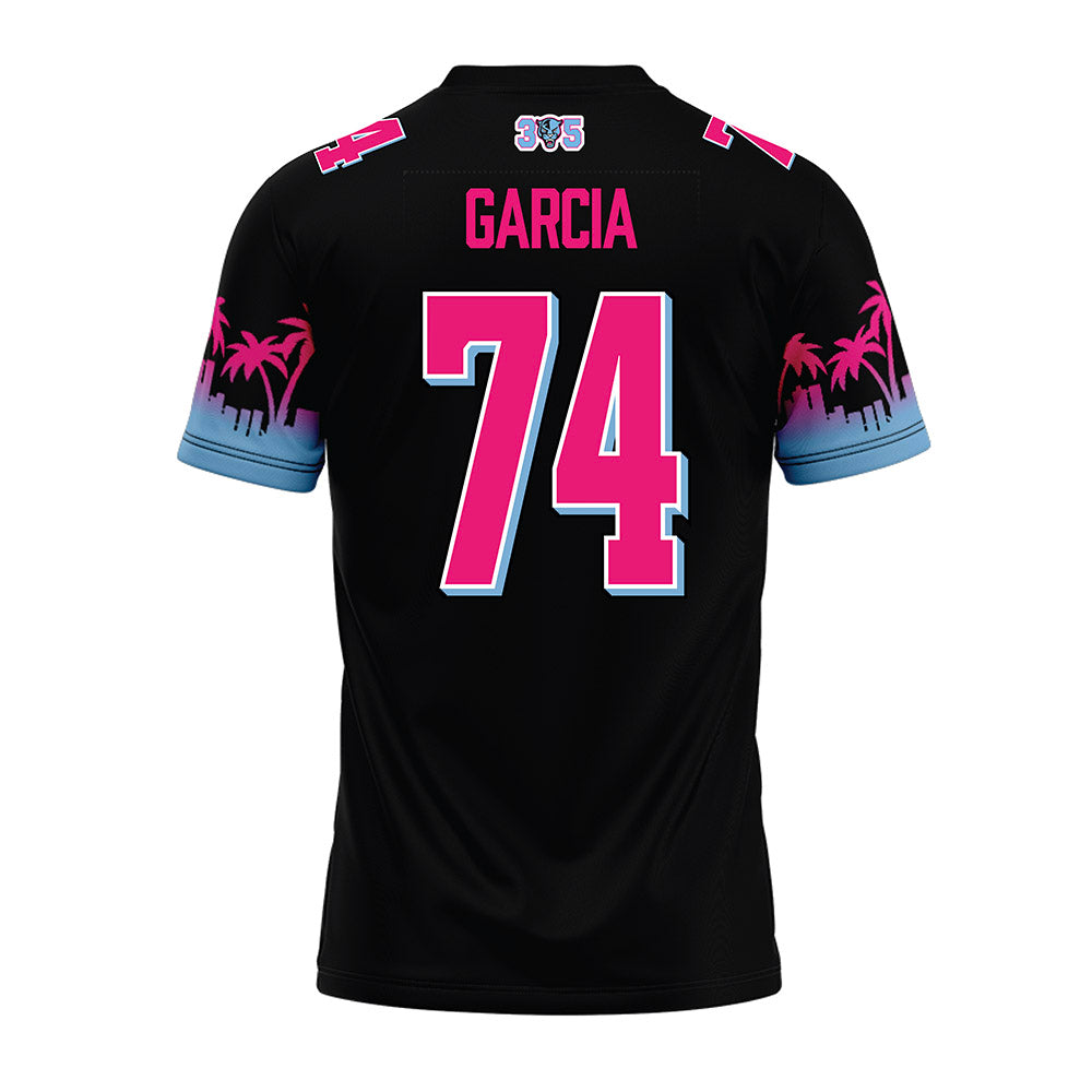 FIU - NCAA Football : Matias Garcia - Vice Black Premium Football Jersey-1