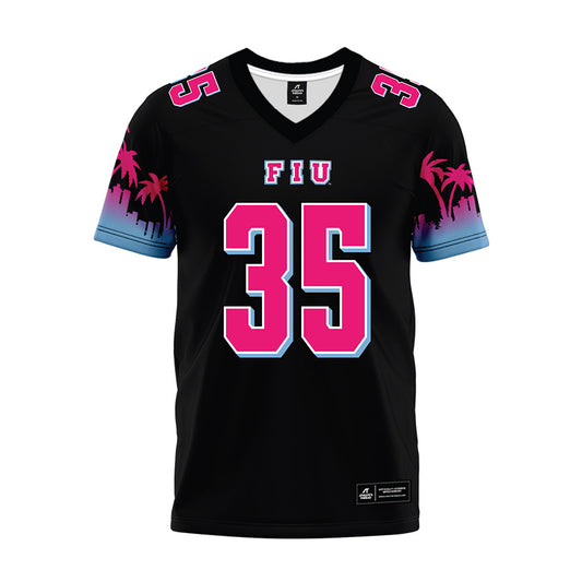 FIU - NCAA Football : Jahmani Chin-Suer - Vice Black Premium Football Jersey-0