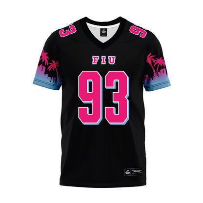 FIU - NCAA Football : Matthew Pointer - Vice Black Premium Football Jersey-0