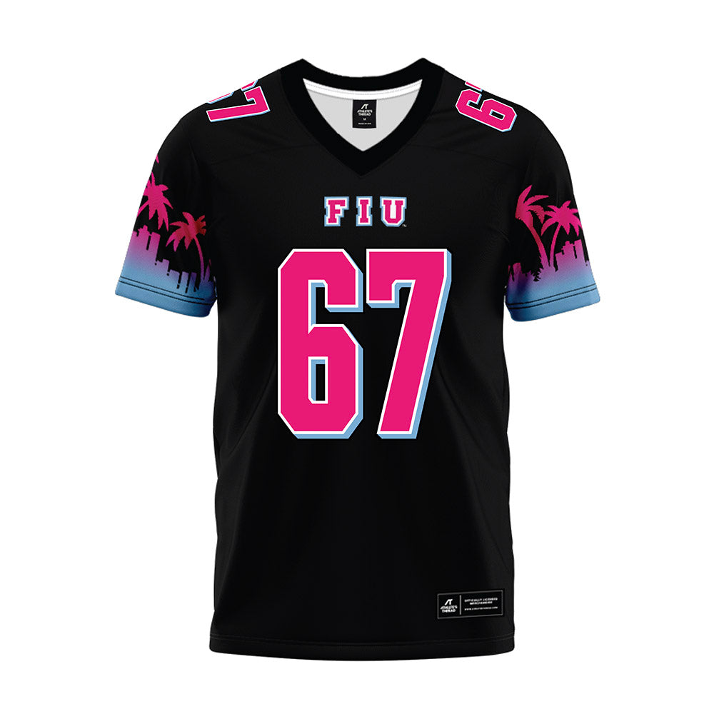 FIU - NCAA Football : Jonathan Rodriguez - Vice Black Premium Football Jersey-0