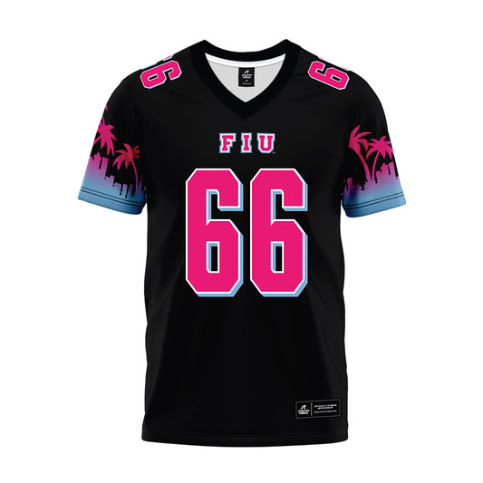 FIU - NCAA Football : Takaylen Muex - Vice Black Premium Football Jersey-0
