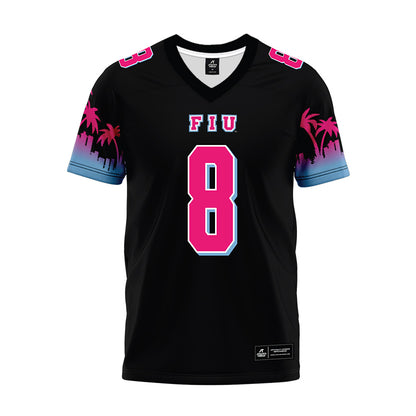 FIU - NCAA Football : Ryan Gadson - Vice Black Premium Football Jersey-0