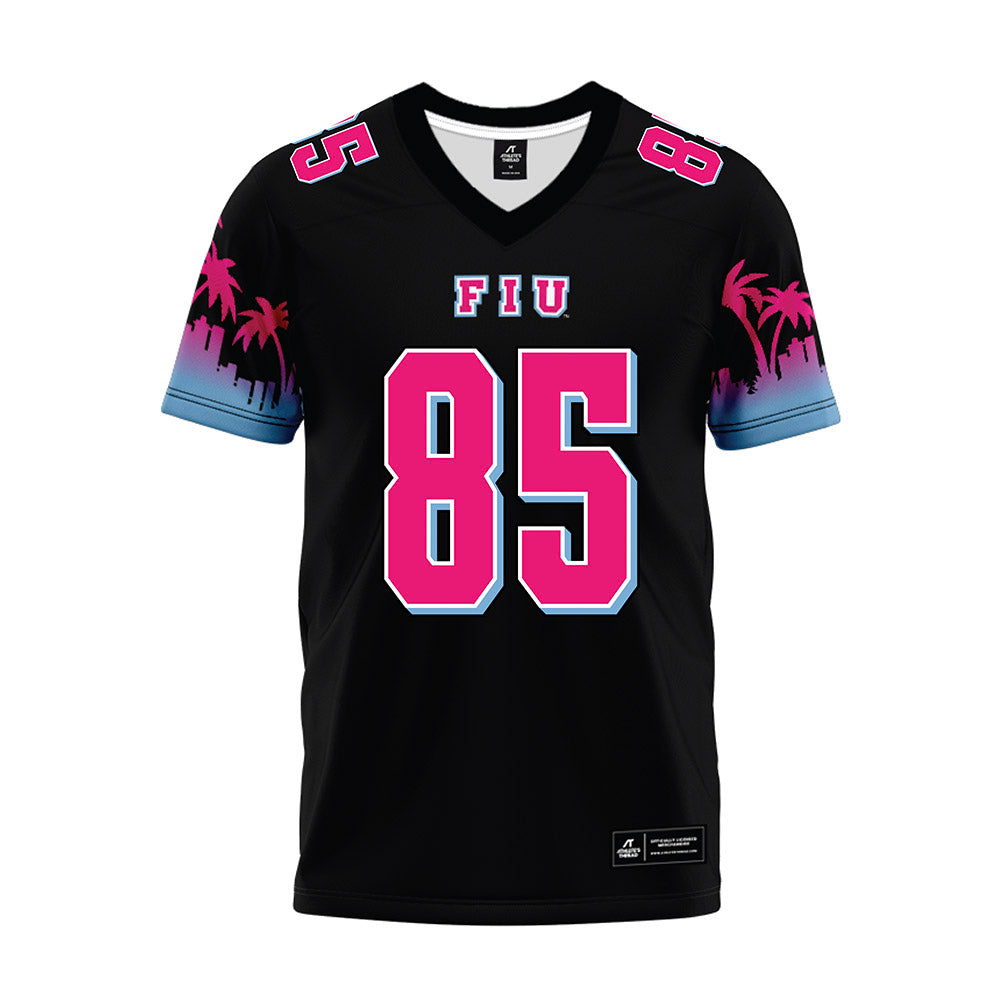 FIU - NCAA Football : Donovan Giles - Vice Black Premium Football Jersey-0