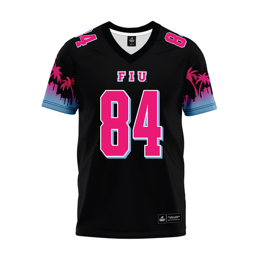 FIU - NCAA Football : Barrett Schulz - Vice Black Premium Football Jersey-0