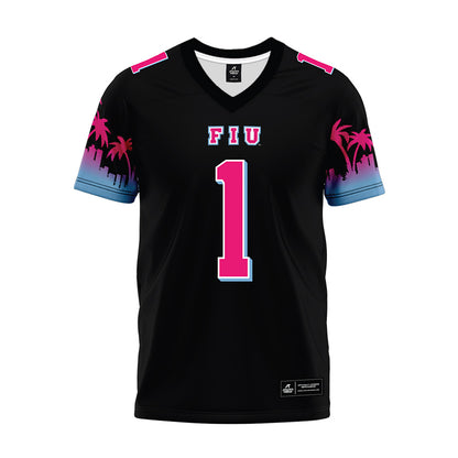 FIU - NCAA Football : Anthony Carrie - Vice Black Premium Football Jersey-0