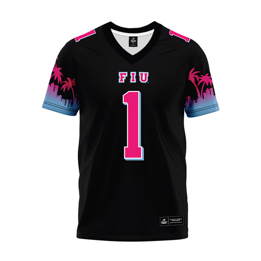 FIU - NCAA Football : Anthony Carrie - Vice Black Premium Football Jersey-0