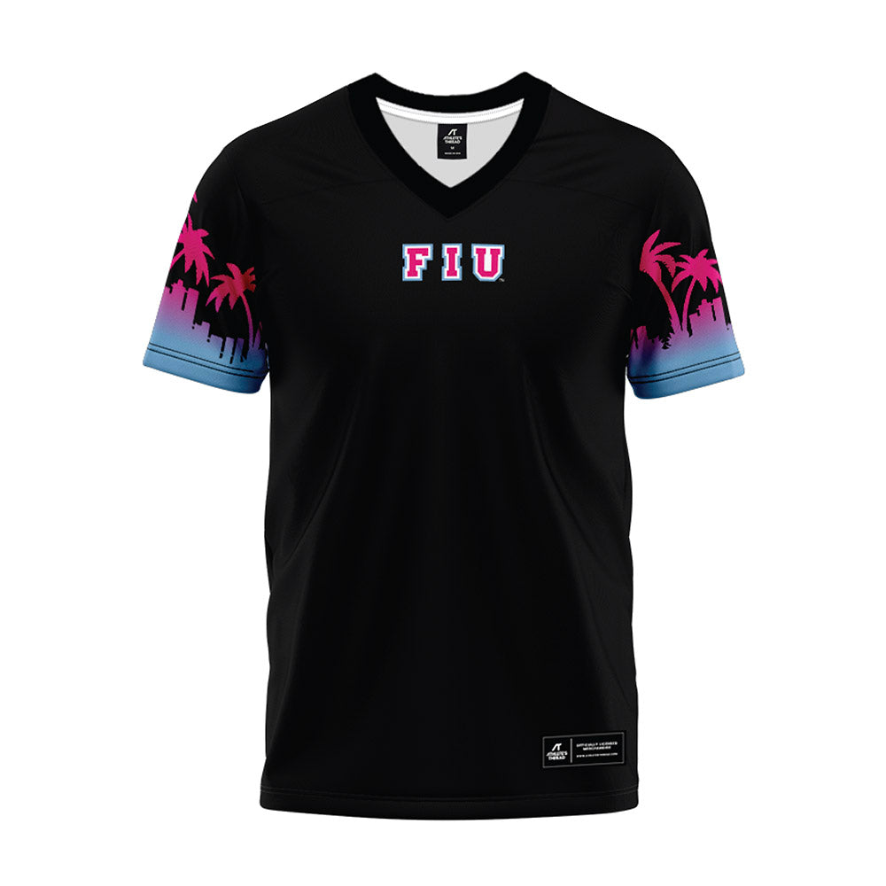 FIU - NCAA Football : Trey Whirley - Vice Black Premium Football Jersey-0