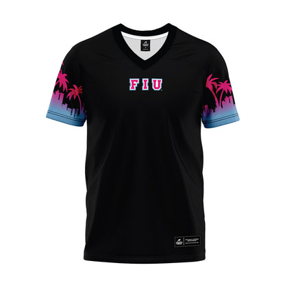 FIU - NCAA Football : Trey Whirley - Vice Black Premium Football Jersey-0