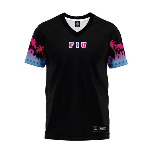 FIU - NCAA Football : Trey Whirley - Vice Black Premium Football Jersey-0