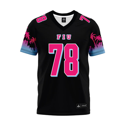 FIU - NCAA Football : Nick Molina - Vice Black Premium Football Jersey-0