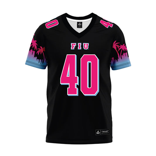 FIU - NCAA Football : Orlando Syph-Timmons - Vice Black Premium Football Jersey-0