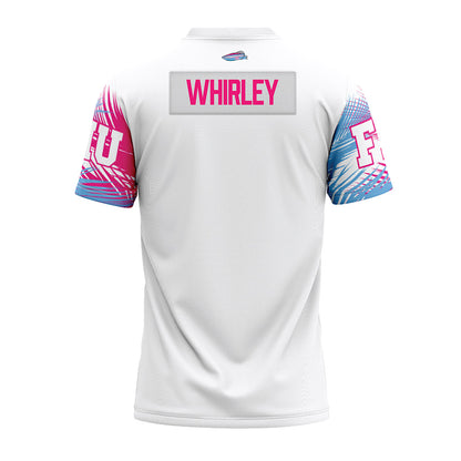 FIU - NCAA Football : Trey Whirley - Vice White Premium Football Jersey-1