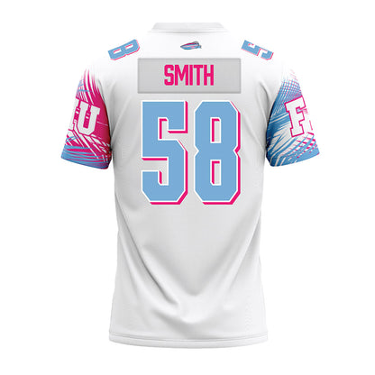 FIU - NCAA Football : Jeremy Smith - Vice White Premium Football Jersey-1
