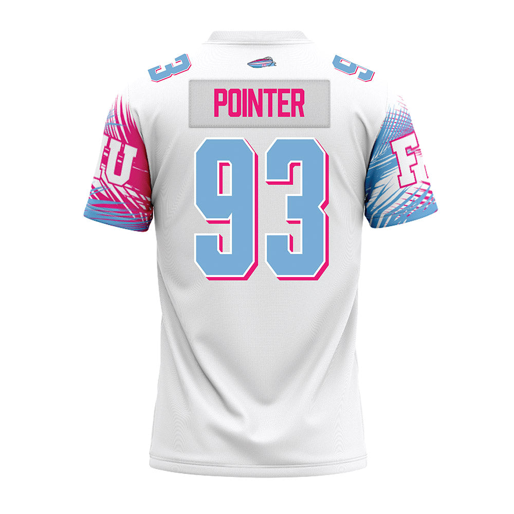 FIU - NCAA Football : Matthew Pointer - Vice White Premium Football Jersey-1