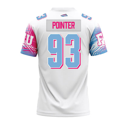 FIU - NCAA Football : Matthew Pointer - Vice White Premium Football Jersey-1