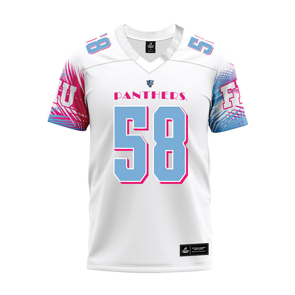 FIU - NCAA Football : Jeremy Smith - Vice White Premium Football Jersey-0