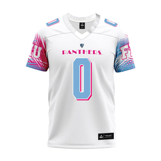 FIU - NCAA Football : Da'Vontae Floyd - Vice White Premium Football Jersey-0