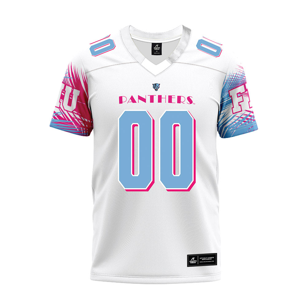 FIU - NCAA Football : Oscar Colon - Vice White Premium Football Jersey-0