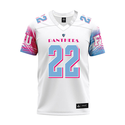 FIU - NCAA Football : Sterling Joseph - Vice White Premium Football Jersey-0