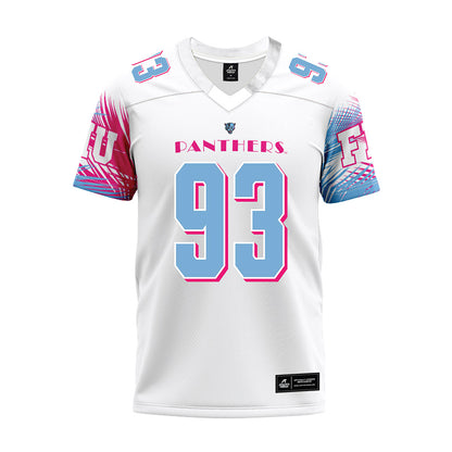 FIU - NCAA Football : Matthew Pointer - Vice White Premium Football Jersey-0