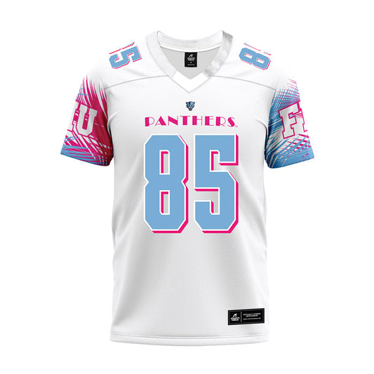 FIU - NCAA Football : Donovan Giles - Vice White Premium Football Jersey-0