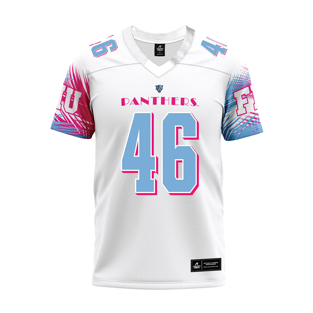 FIU - NCAA Football : Jacorey Stewart - Vice White Premium Football Jersey-0