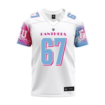 FIU - NCAA Football : Jonathan Rodriguez - Vice White Premium Football Jersey-0