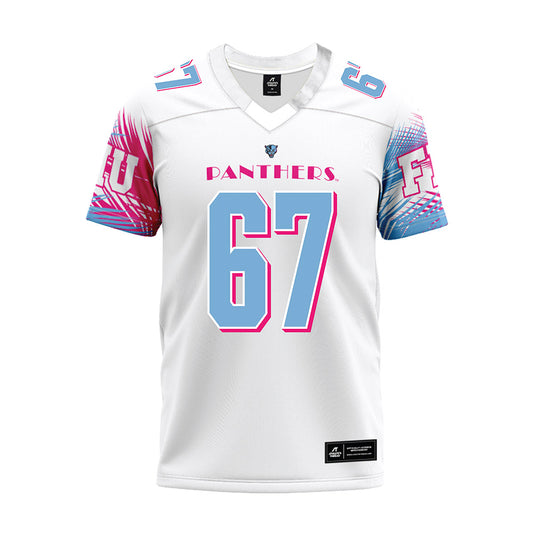 FIU - NCAA Football : Jonathan Rodriguez - Vice White Premium Football Jersey-0