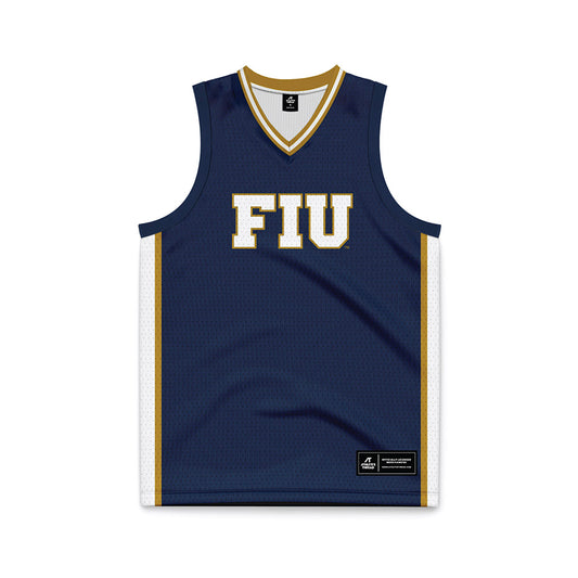 FIU - NCAA Women's Basketball : Mio Sakano - Road Blue Basketball Jersey-0