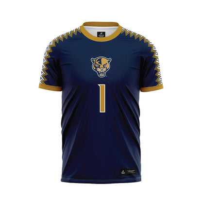 FIU - NCAA Women's Soccer : Valery Restrepo - Road Blue Soccer Jersey-0