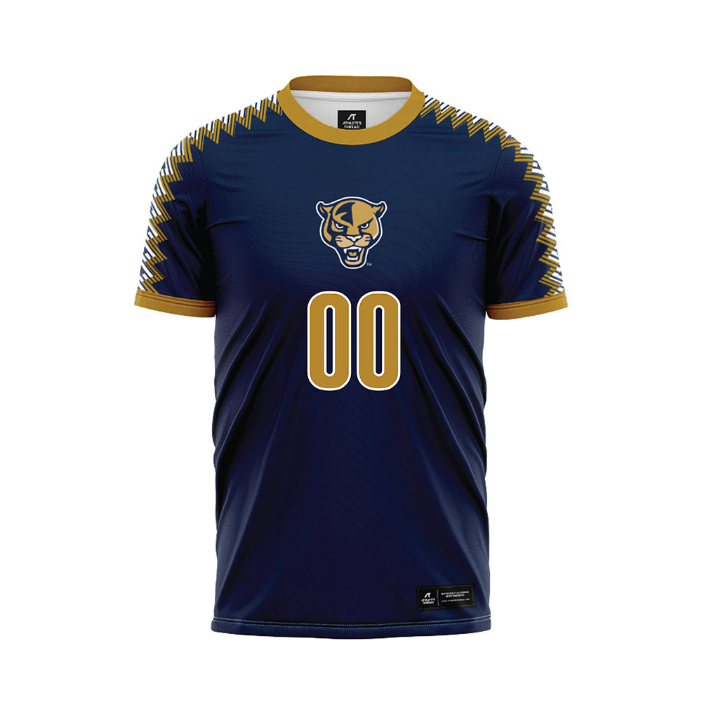 FIU - NCAA Women's Soccer : Ambar Apostolico - Road Blue Soccer Jersey-0