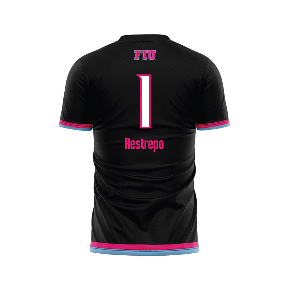 FIU - NCAA Women's Soccer : Valery Restrepo - Vice Black Soccer Jersey-1
